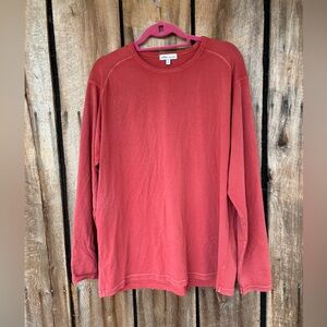 Peter Millar XL Pima Cotton Stretch Long Sleeve Crewneck‎